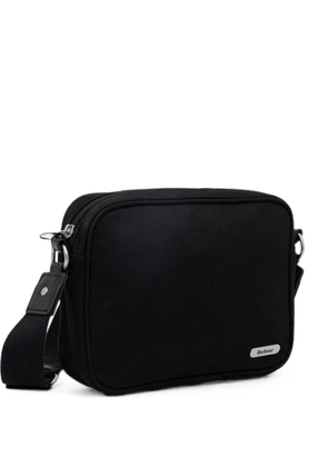 Barbour Olivia logo-plaque crossbody bag - Black