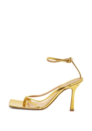 Bottega Veneta Pre-Owned Stretch leather heeled sandals - Gold