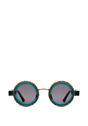 Kuboraum Z3 round-frame sunglasses - Green