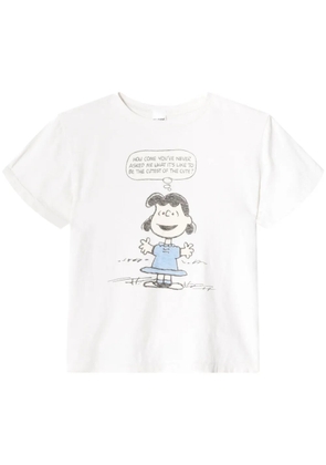 RE/DONE Lucy Cute cropped T-shirt - White