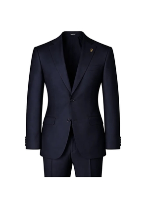 Pal Zileri logo-plaque single-breasted suit - Blue