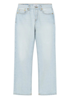 RE/DONE Easy straight cropped jeans - Blue