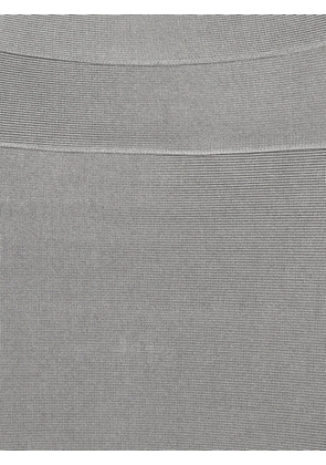 Hervé Léger Pre-Owned bandeau mini skirt - Grey