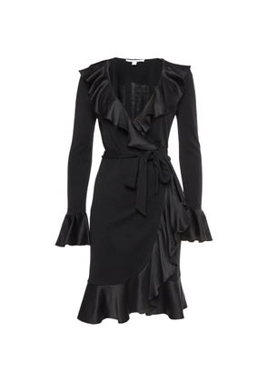 DVF Diane von Furstenberg wrap-design midi dress - Black