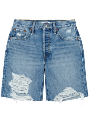 RE/DONE long denim shorts - Blue