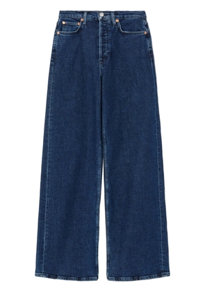 RE/DONE high-rise wide-leg jeans - Blue