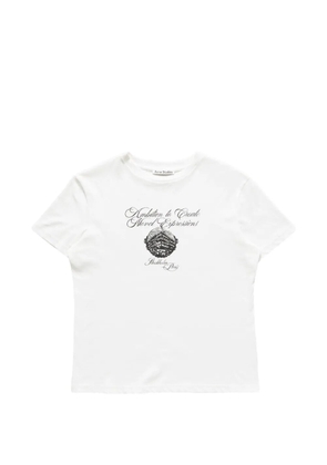 Acne Studios graphic jersey T-shirt - White