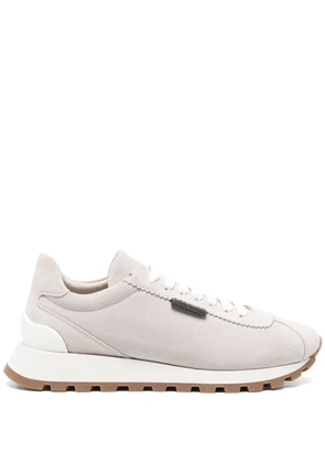 Brunello Cucinelli suede sneakers - Grey