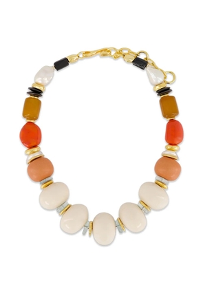 Lizzie Fortunato Ilios beaded necklace - Gold