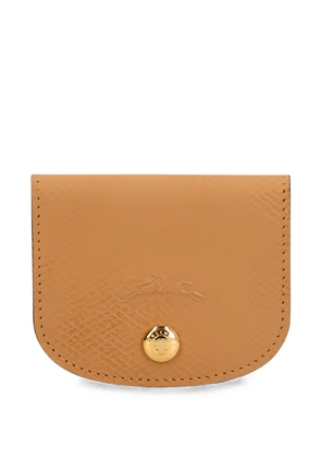 Longchamp Épure leather card holder - Brown