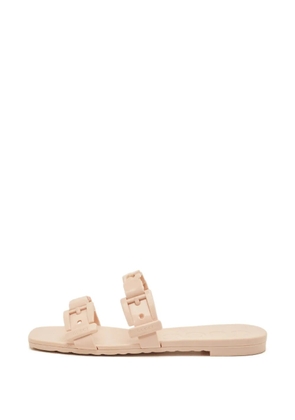 Gucci Pre-Owned buckle-chain slides - Pink