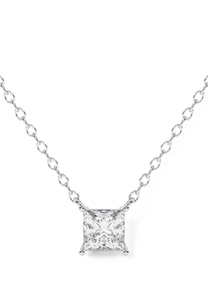 Diamond Essentials princess-cut diamond necklace - Silver