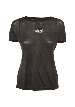Dolce & Gabbana Pre-Owned appliqué jersey T-shirt - Grey