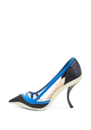 Christian Dior Pre-Owned cut-out patent leather pumps - Black