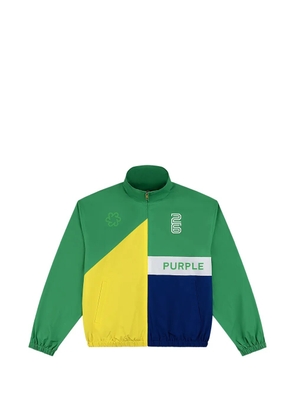 Purple Brand Brazil All Around colour-block jacket - Green
