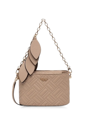GUESS USA mini Enisa quilted shoulder bag - Neutrals