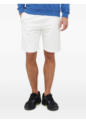 GUESS USA logo-patch track shorts - White