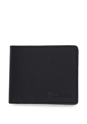 Blauer leather bi-fold wallet - Black