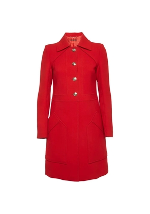 Gucci Pre-Owned single-breasted buttoned coat - Red
