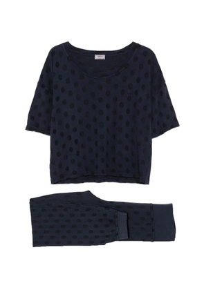 Versace Pre-Owned 2000s polka-dot T-shirt and top - Blue