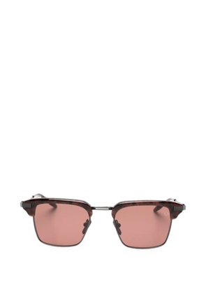 Akoni Euclid square-frame sunglasses - Brown