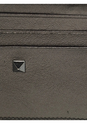 Valentino Garavani Pre-Owned Rockstud zip card holder - Grey