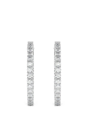 Diamond Essentials laboratory-grown diamond earrings - Silver