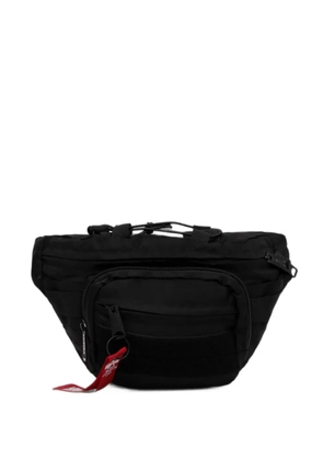 Alpha Industries zip-up belt bag - Black
