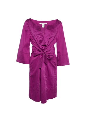 DVF Diane von Furstenberg cotton midi dress - Purple