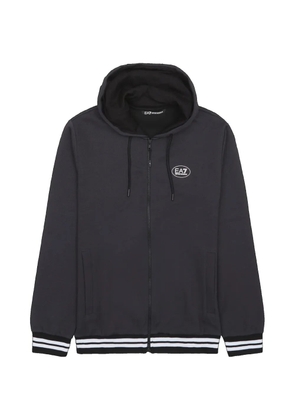 Ea7 Emporio Armani zip-up hoodie - Black