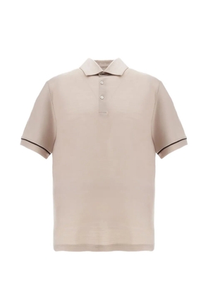 Herno Resort wool polo shirt - Neutrals