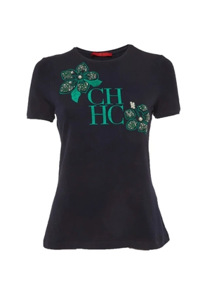 Carolina Herrera Vintage short-sleeve T-shirt - Blue