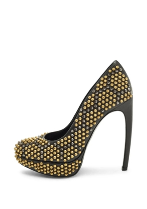 Alexander McQueen Pre-Owned Hexagon platform pumps - Black