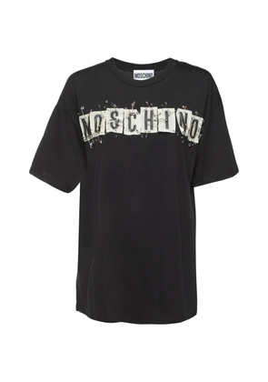 Moschino Pre-Owned Safety Pin cotton T-shirt - Black