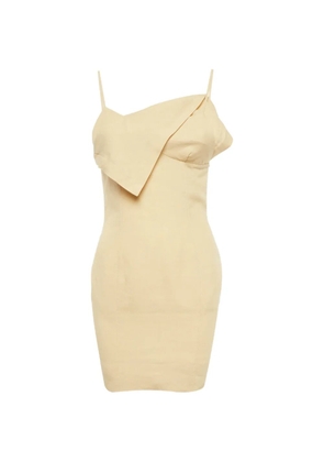 Jacquemus Pre-Owned L'amour backless mini dress - Neutrals
