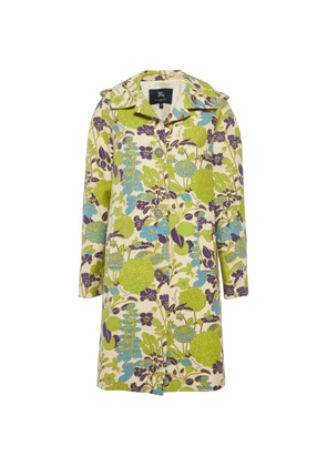 Burberry Pre-Owned Camden floral-print coat - Neutrals