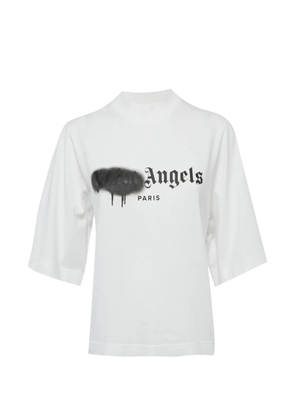 Palm Angels logo-print T-shirt - White