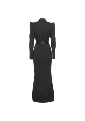 Alexandre Vauthier satin maxi dress - Black