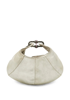 Jimmy Choo Pre-Owned Carina shimmer clutch bag - Silver