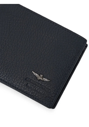 Aeronautica Militare logo-plaque bifold wallet - Blue