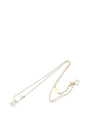Louis Vuitton Pre-Owned 2025 logo-detail necklace - Gold