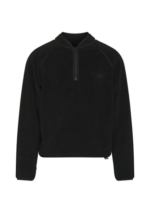 MM6 Maison Margiela reversible teddy fleece sweatshirt - Black
