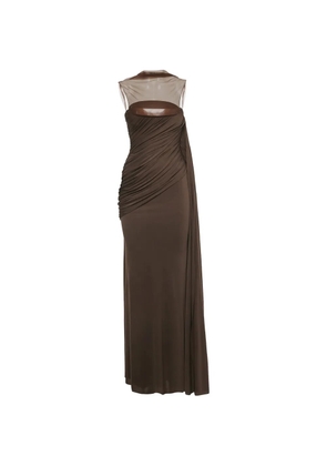 CHATS BY C.DAM Disa maxi dress - Brown