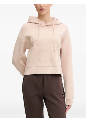 GUESS USA logo-print hoodie - Pink