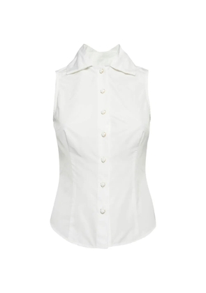 Moschino Pre-Owned sleeveless shirt - White