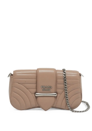 Prada Pre-Owned Sidonie quilted mini cross body bag - Neutrals