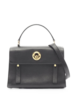 Saint Laurent Pre-Owned 2010s Muse leather tote bag - Black