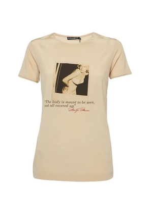 Dolce & Gabbana Pre-Owned Marilyn Monroe printed top - Neutrals