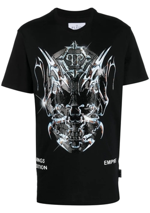 Philipp Plein skull-print cotton T-shirt - Black