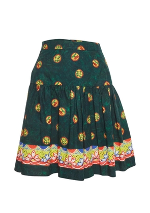 Dolce & Gabbana Pre-Owned cherry-print pleated skirt - Green